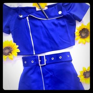 Mini skirt & top set
